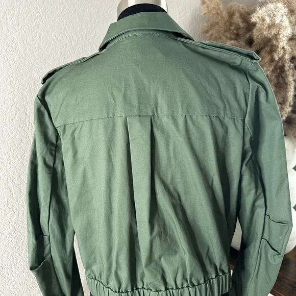 H&M Green Military Style Jacket - Picture 3 of 3